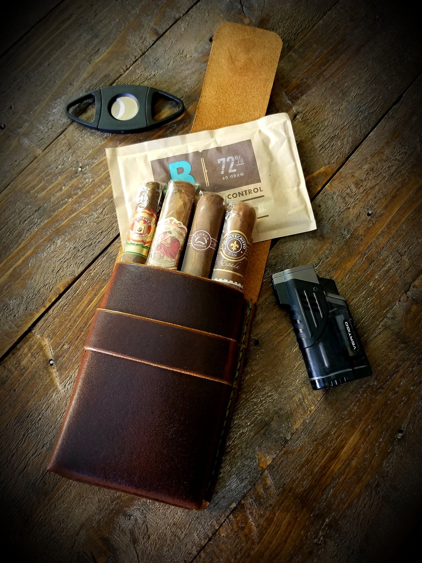 1876 Robusto Leather Cigar Pouch