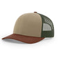 Patriotic flag leather patch hat