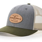 Colorado flag leather patch hat
