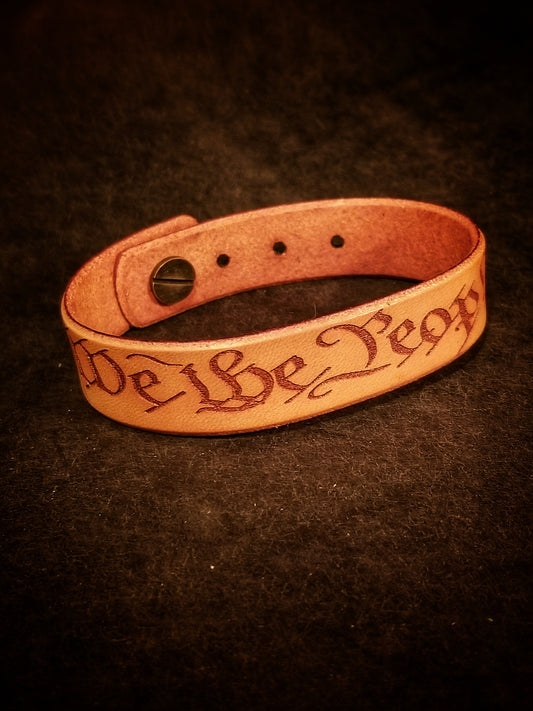 We the people Leather Bracelet
